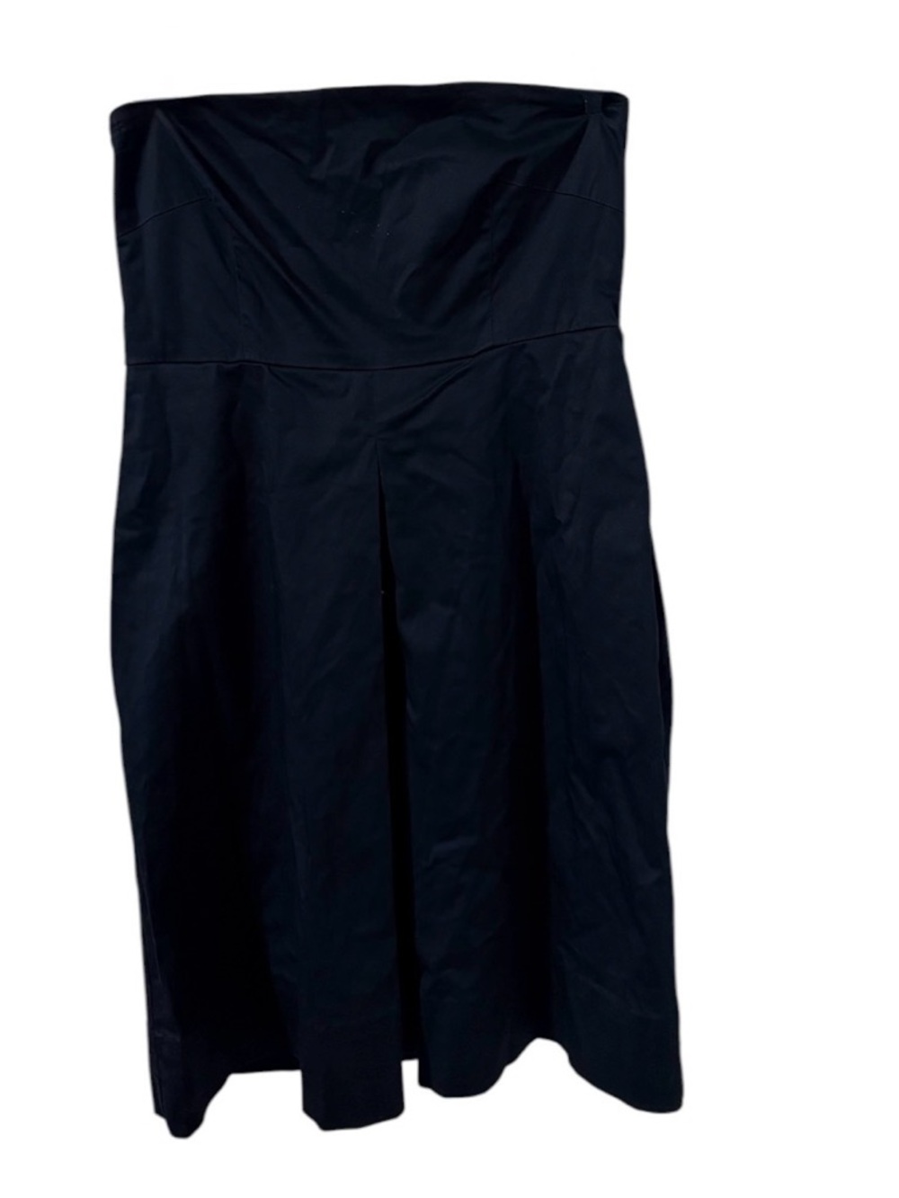 New York & Company Strapless Navy Blue A-Line Dress